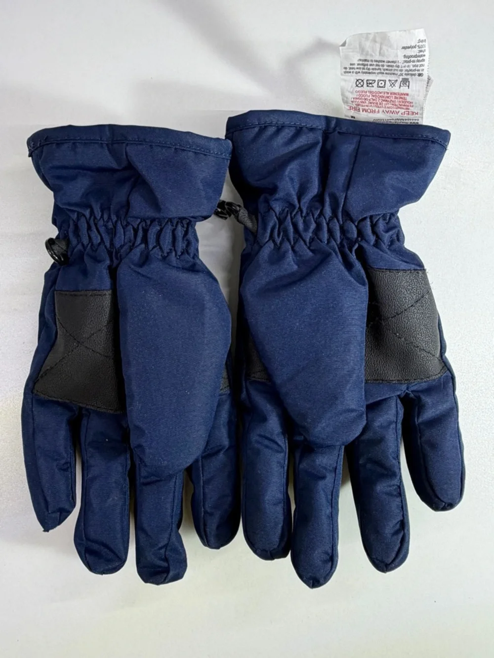 Children's Navy Winter Mittens - Insulated Cold-Weather Gloves